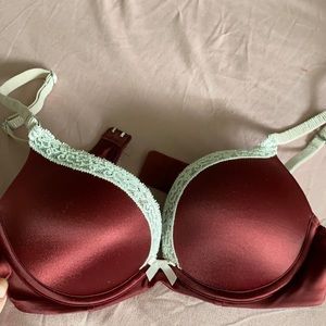 aerie Maroon drew push-up bra, 32A